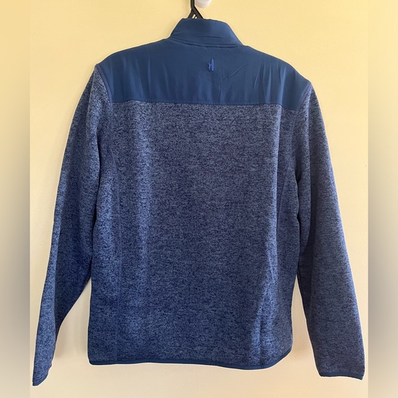 Johnnie-0 two-tone blue sweater jacket new with tags - Picture 2 of 5